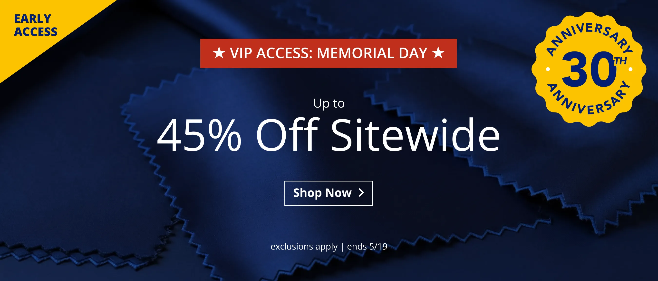 Up to 45% Off Sitewide