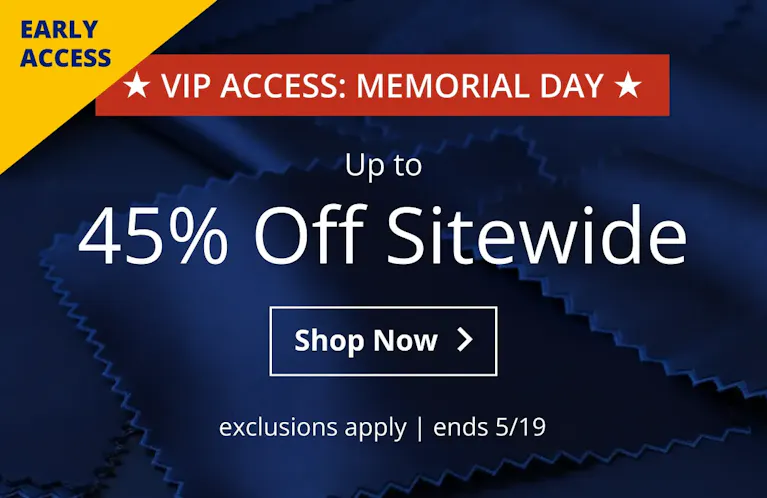 Up to 45% Off Sitewide
