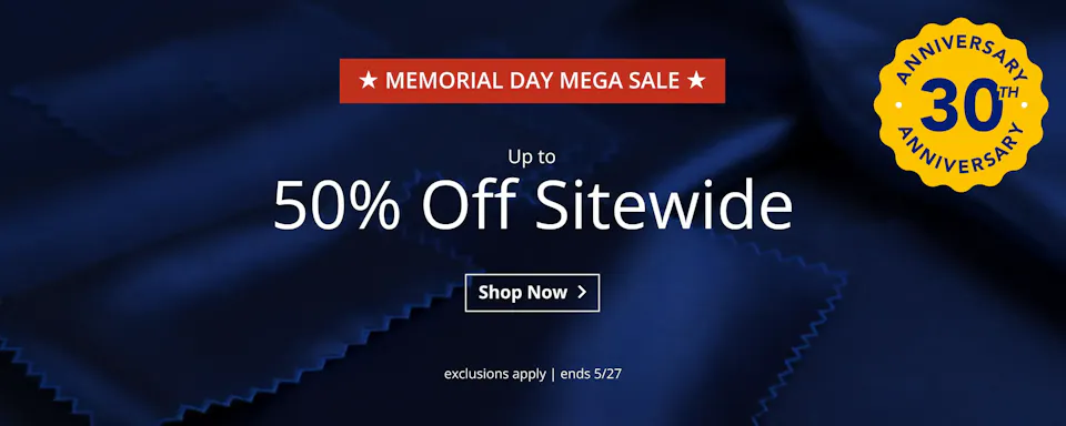 Up to 50% Off Sitewide