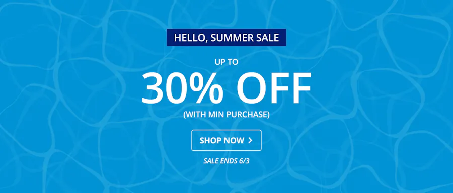 Up to 30% Off
