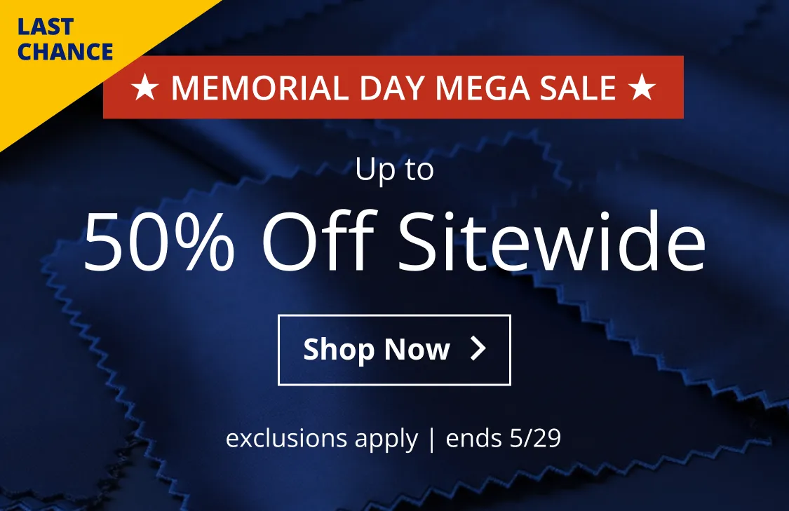 Up to 50% Off Sitewide