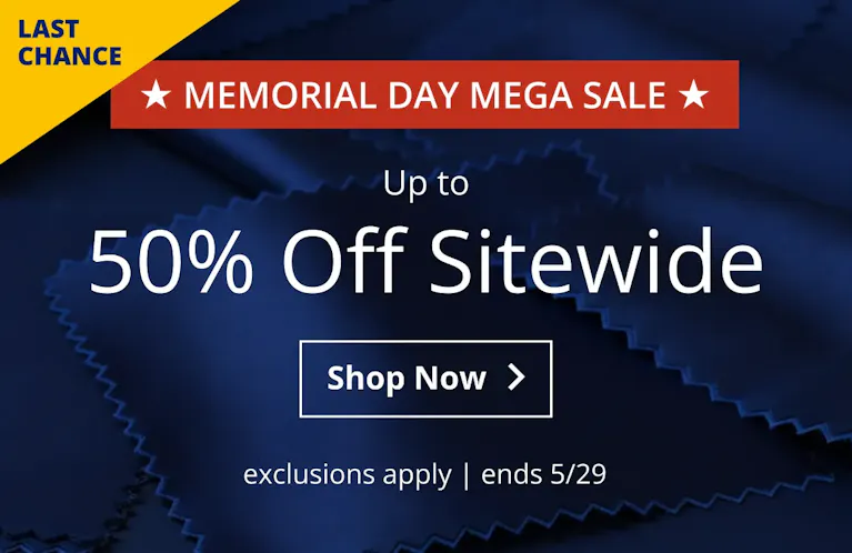 Up to 50% Off Sitewide