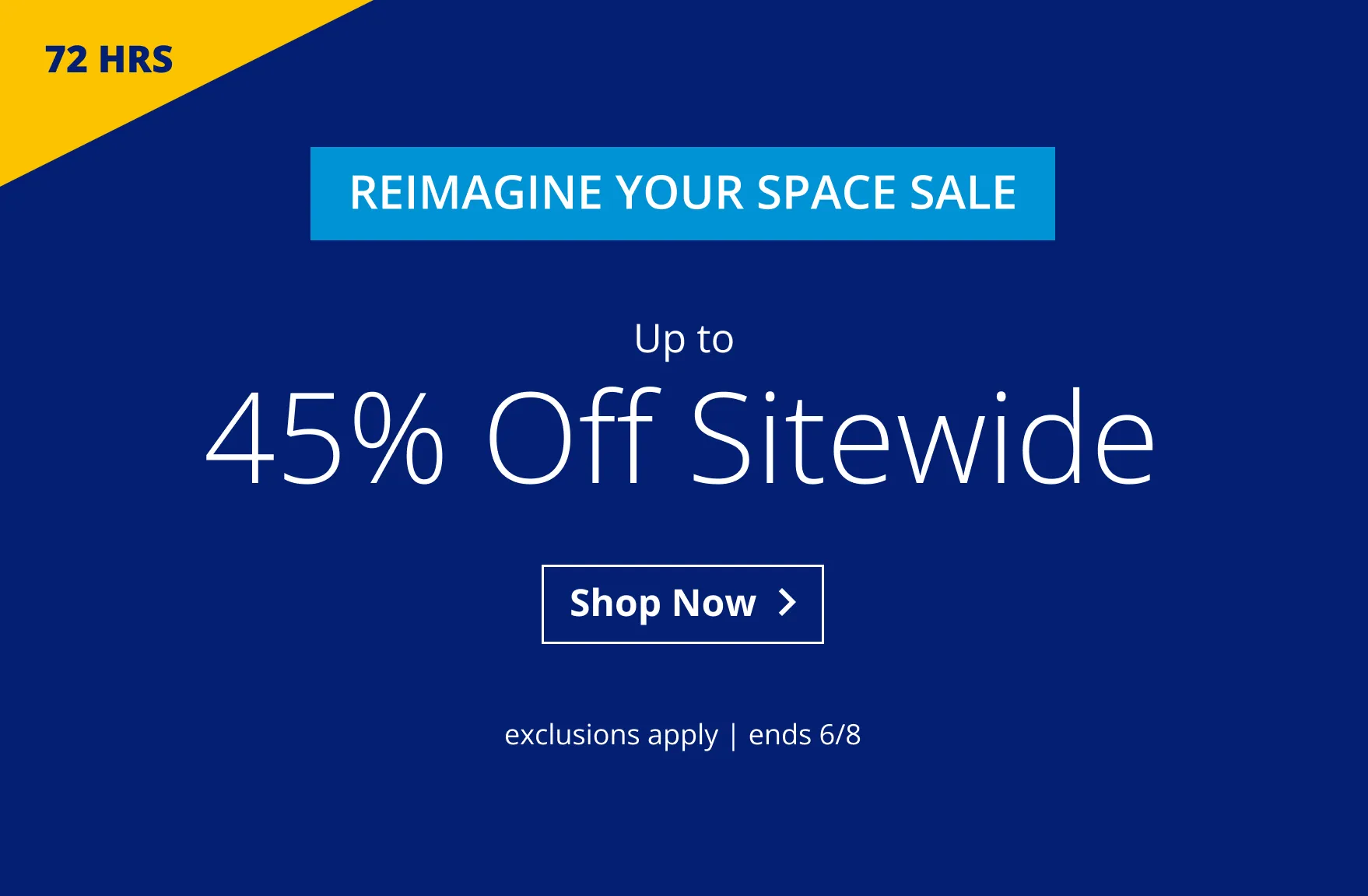 Up to 45% Off Sitewide