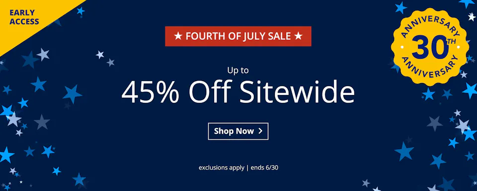 Up to 45% Off Sitewide