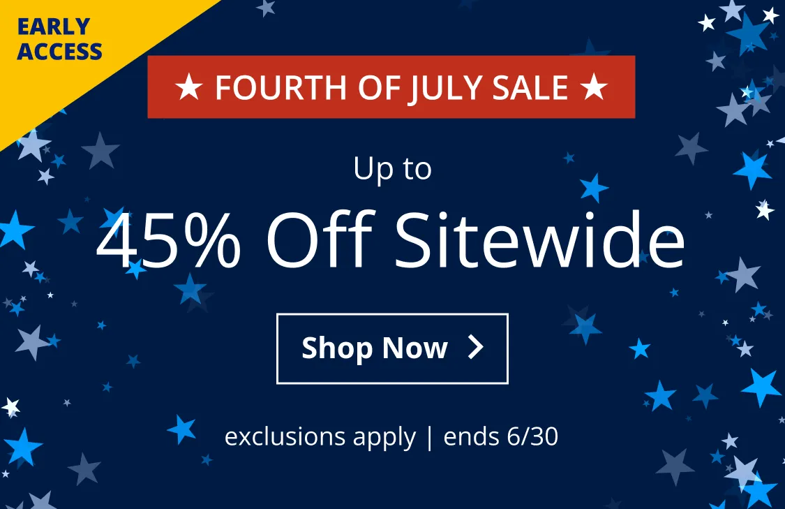Up to 45% Off Sitewide