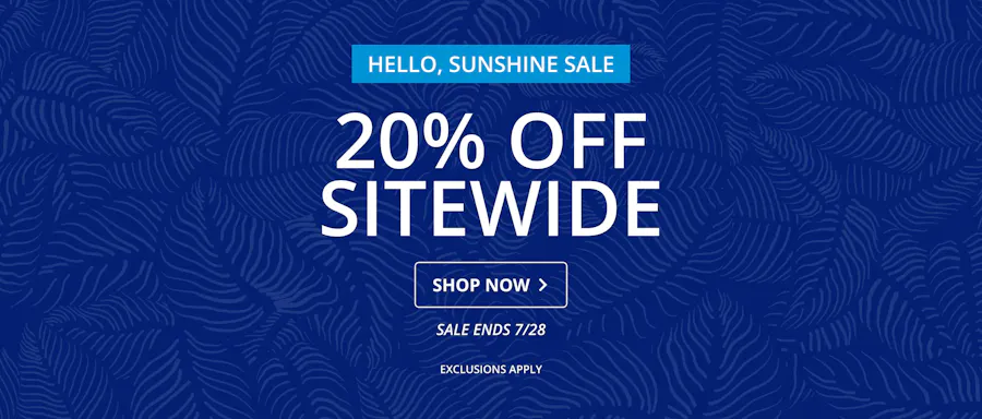 20% Off Sitewide