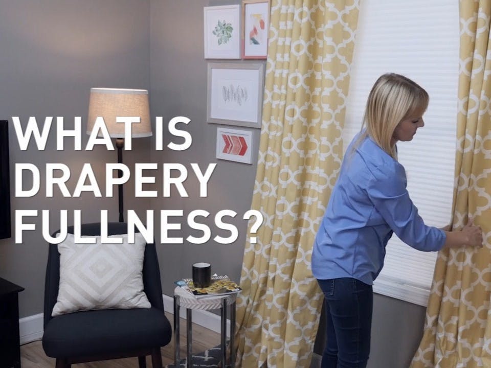 Draperies 101 - What is Drapery Fullness?