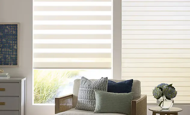 Roman Shades on Windows