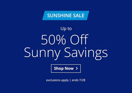 Up to 50% Off Sunny Savings