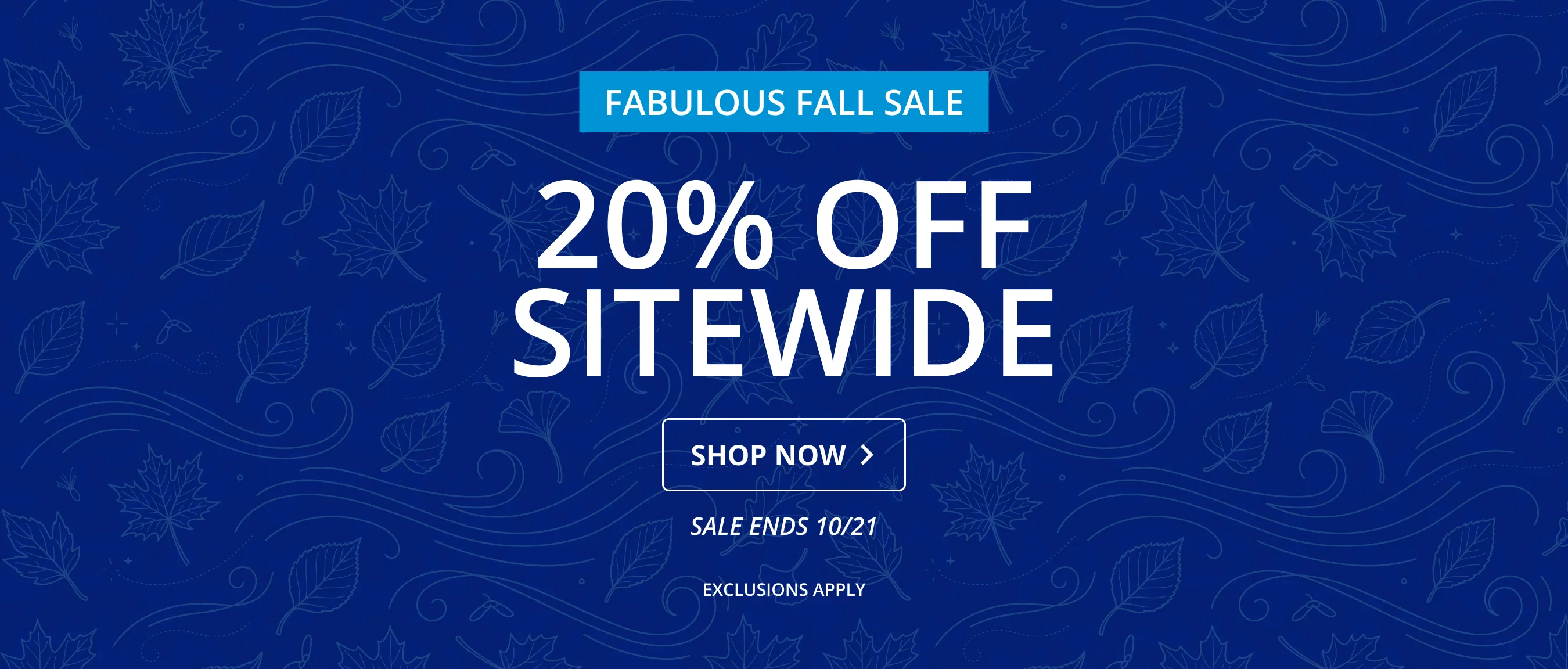 20% Off Sitewide