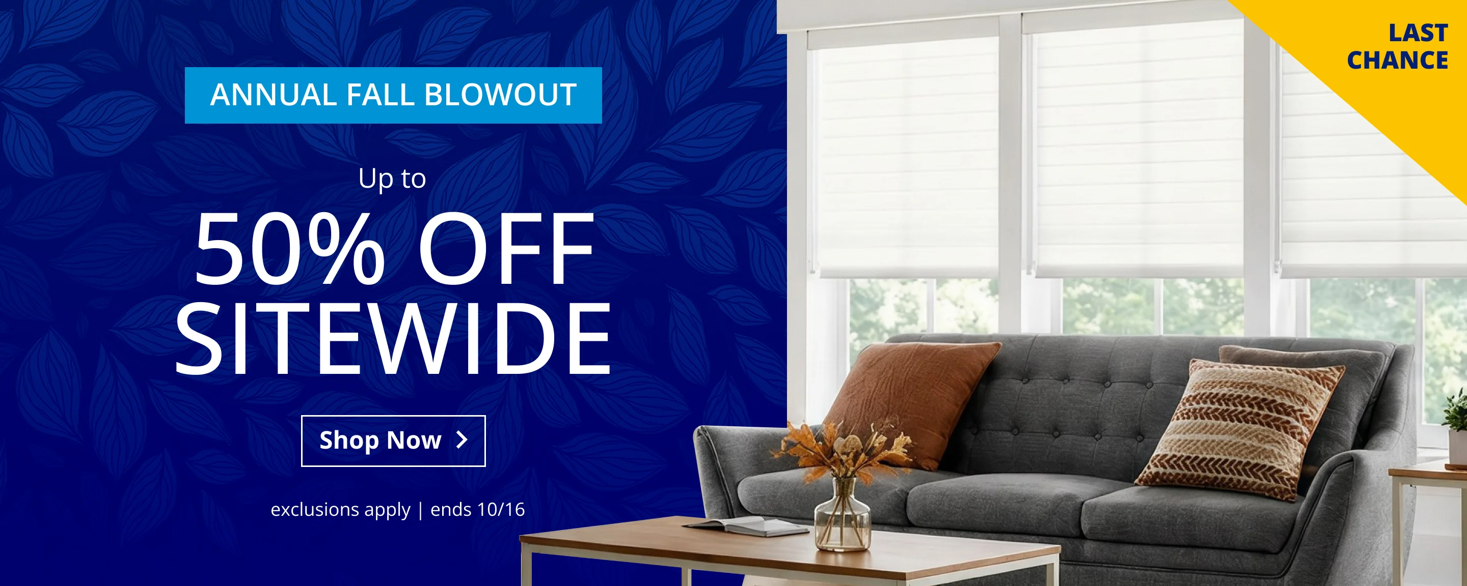 Up to 50% Off Sitewide