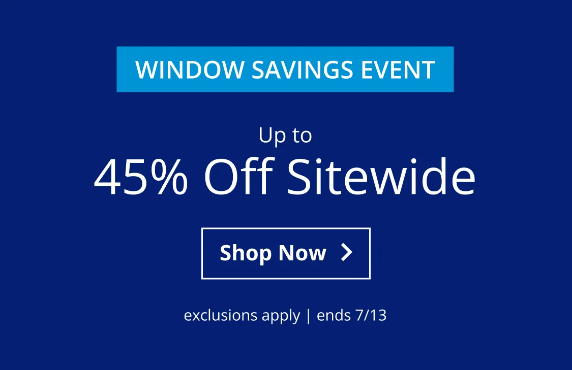 Up to 45% Off Sitewide