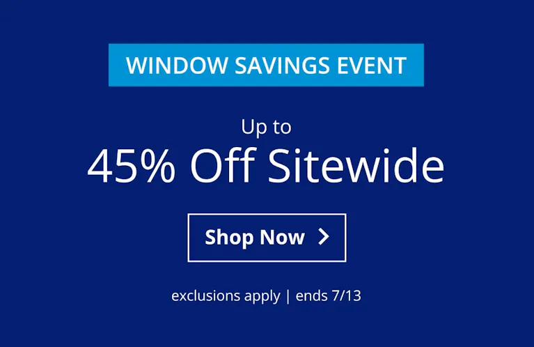 Up to 45% Off Sitewide