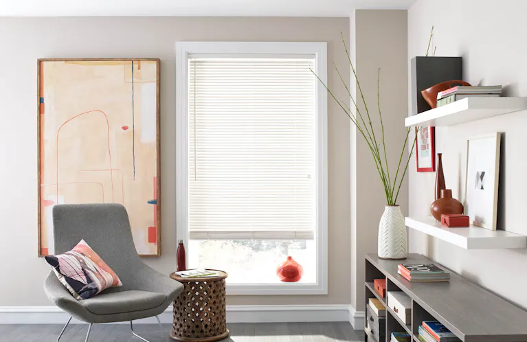 Blinds on window