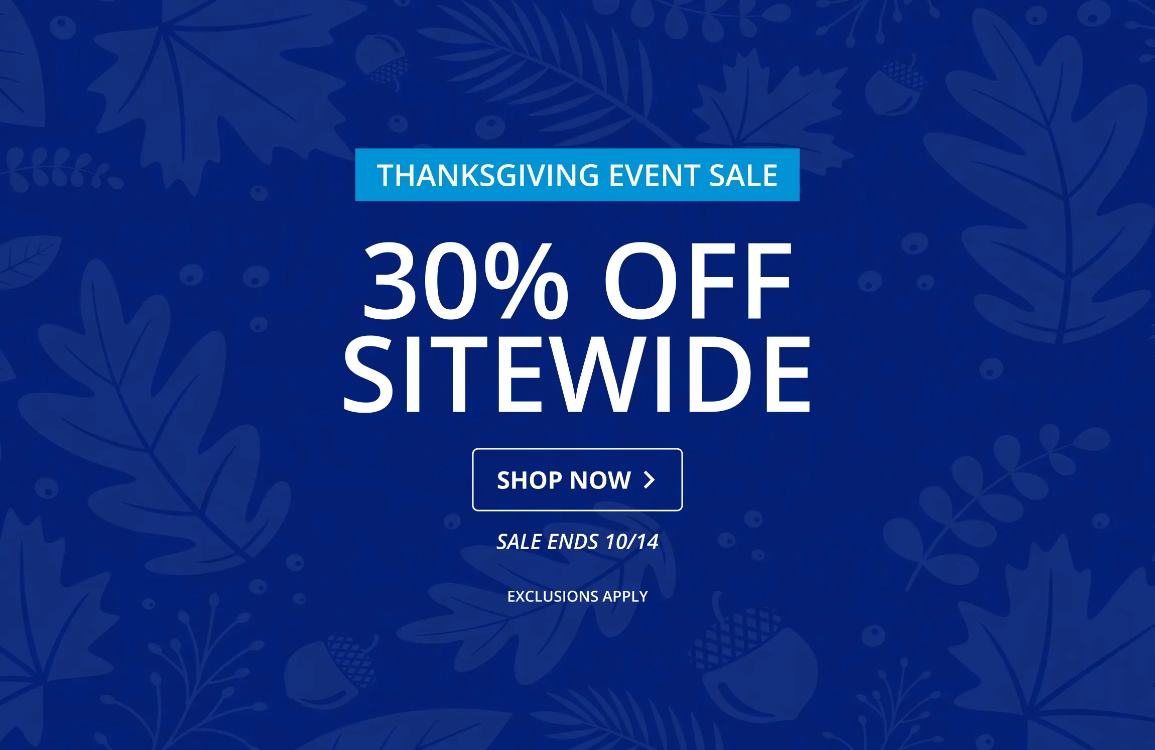 30% Off Sitewide
