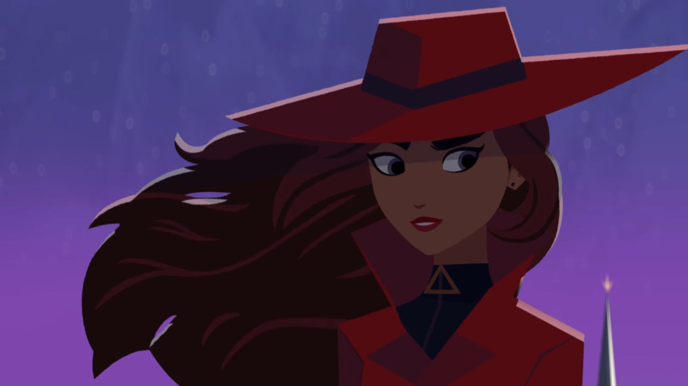 Red Lady Robin Hood extraordinaire, Carmen Sandiego | Geeknabe