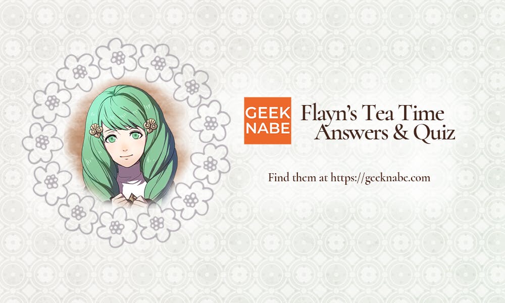 Featured image of post Flayn Tea Party Fe3H