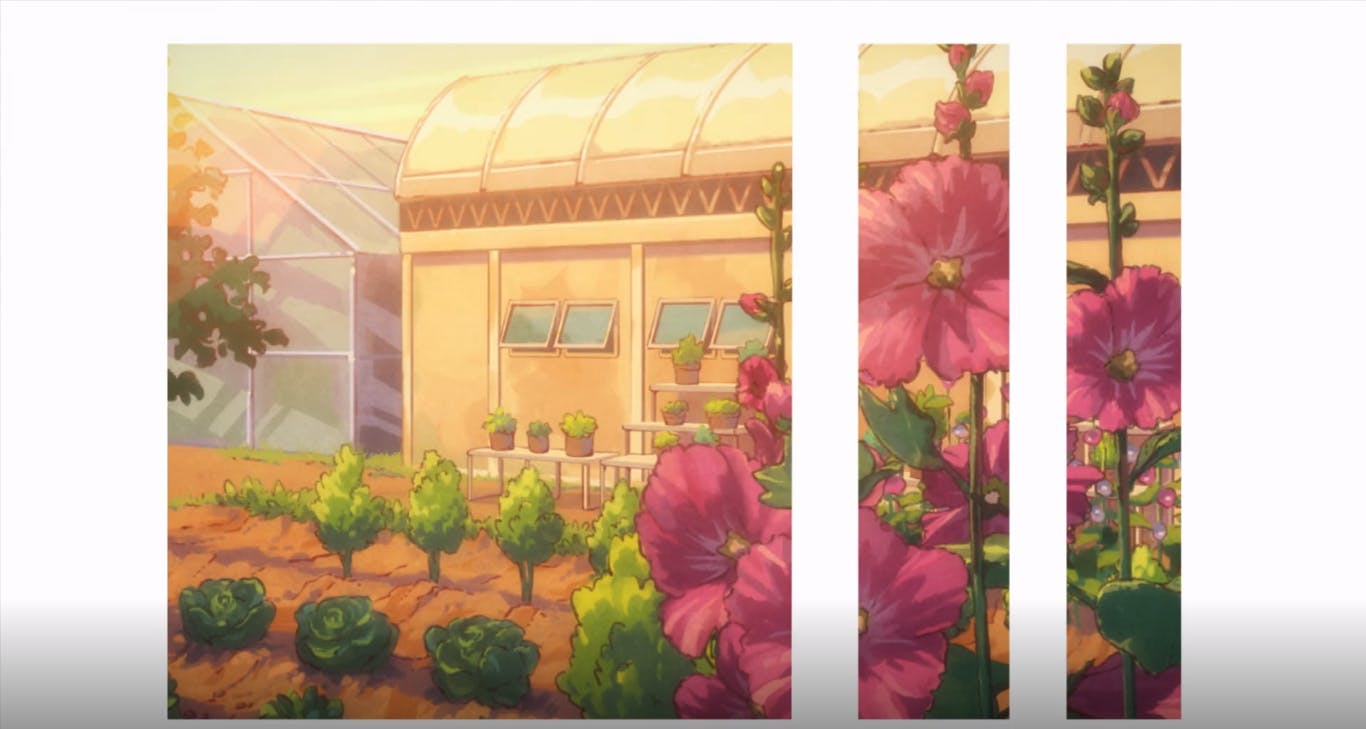Interesting manga panels sliding in. Interesting manga panels sliding in.