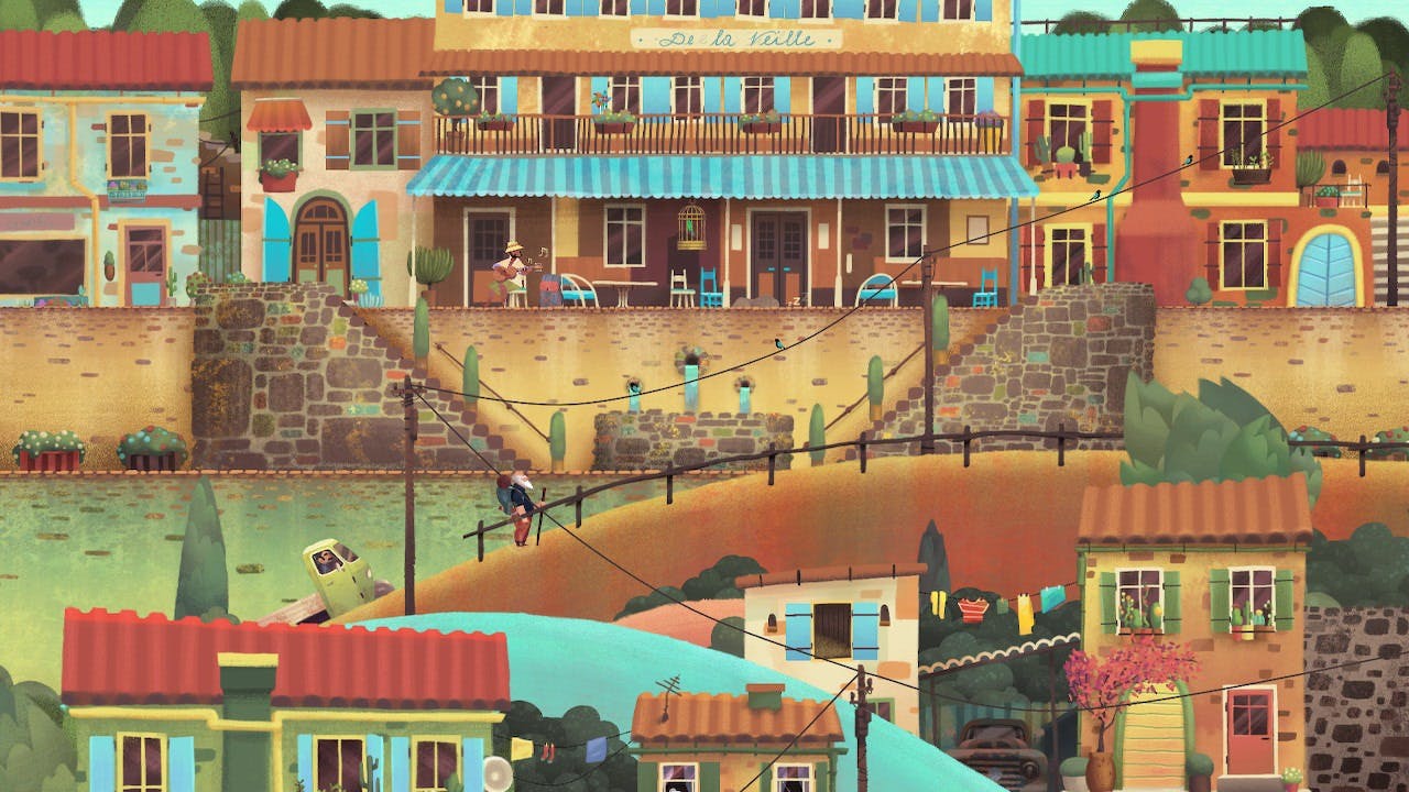 Old Man's Journey town map Old Man's Journey town map