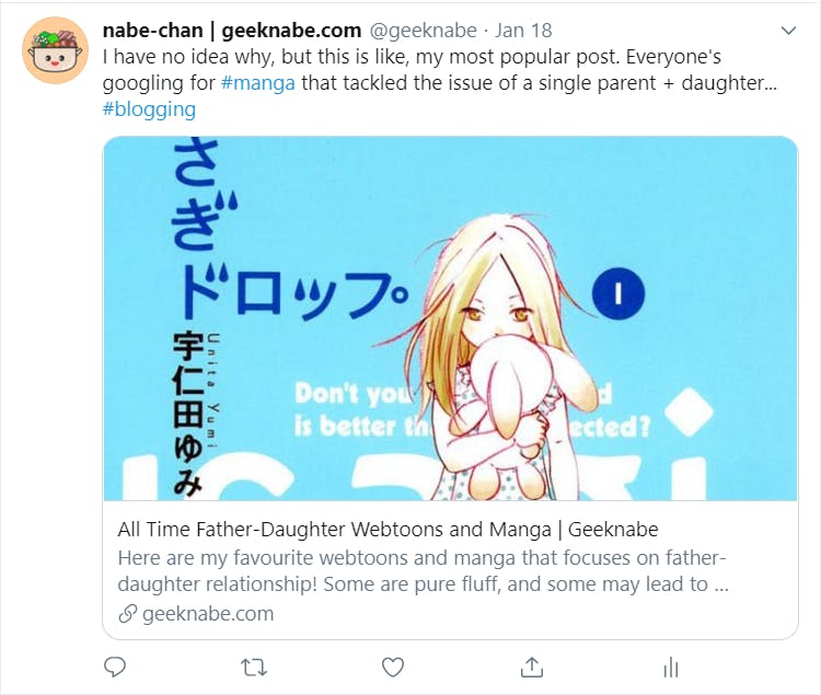 Twitter card example Twitter card example