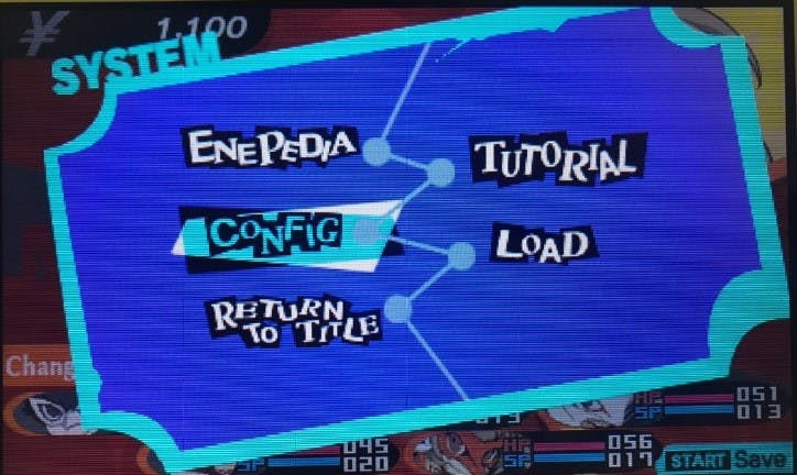 Persona Q2 menu design Persona Q2 menu design
