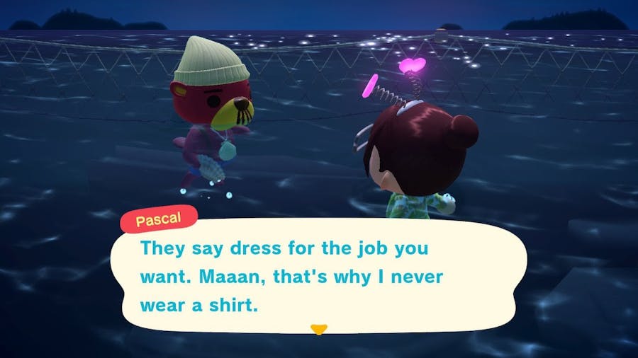 Pascal from Animal Crossing New Horizons is off his rockers Geeknabe