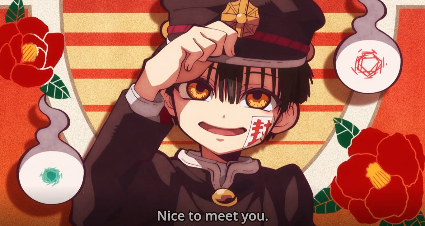 Hanako-kun is saying hi here! Hello! Hanako-kun is saying hi here! Hello!