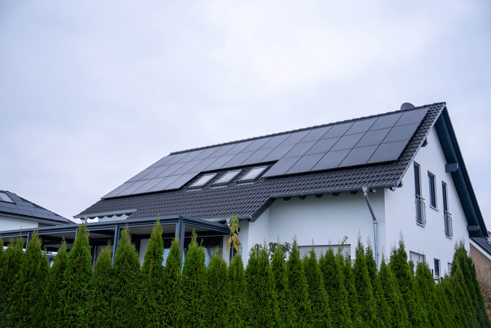 Solaranlage am Haus