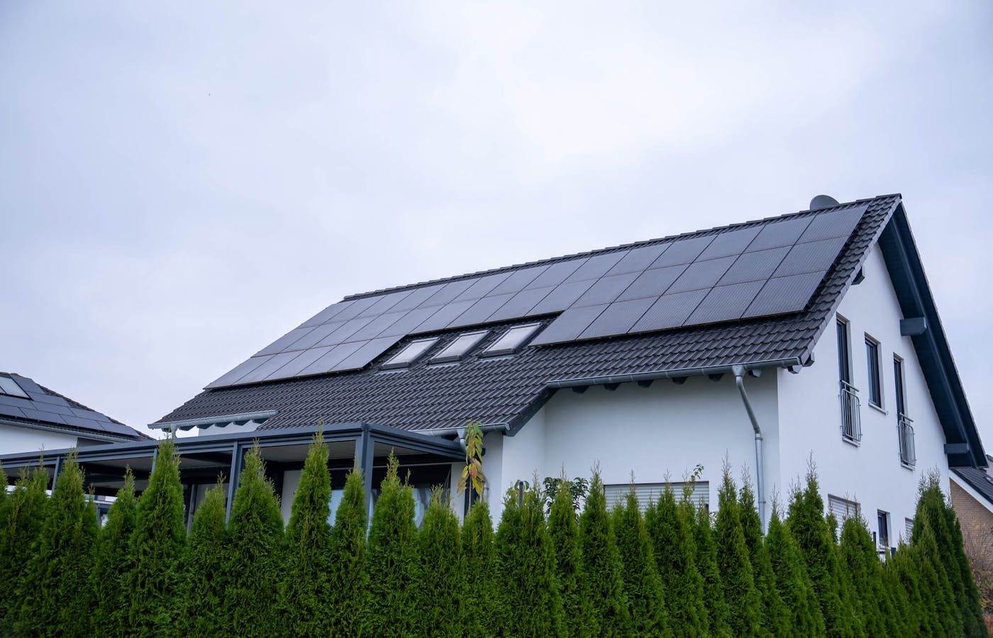 Solaranlage am Haus