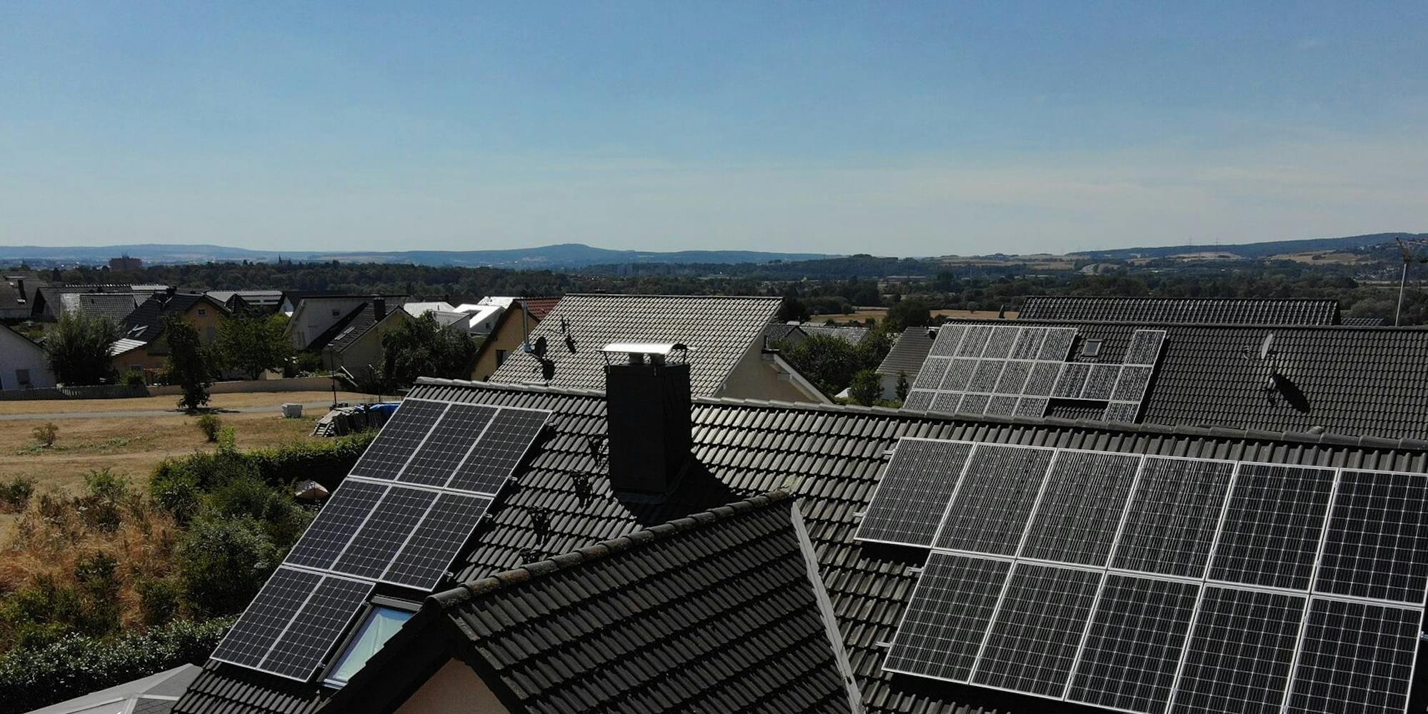 Solaranlage auf Hausdach