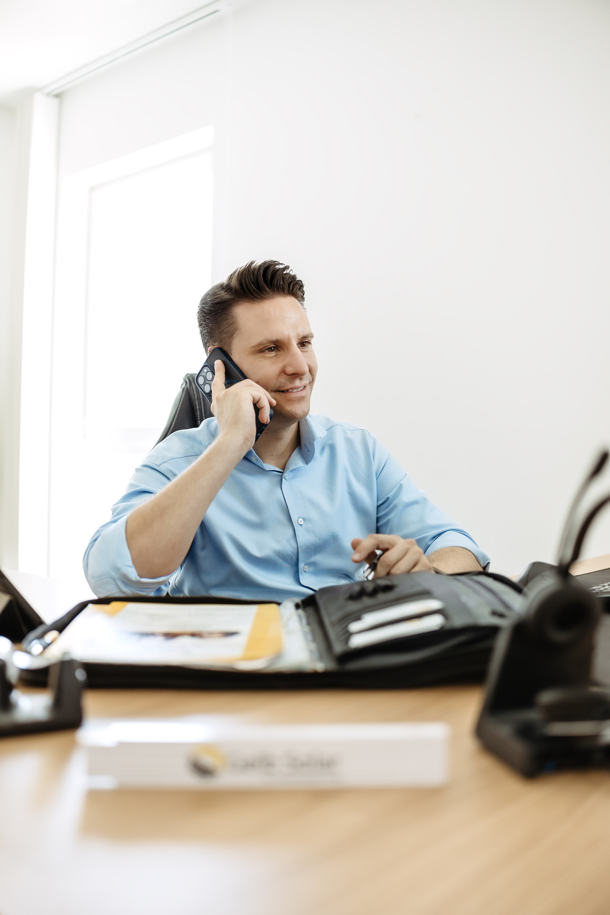 Martin Ohl am Telefon
