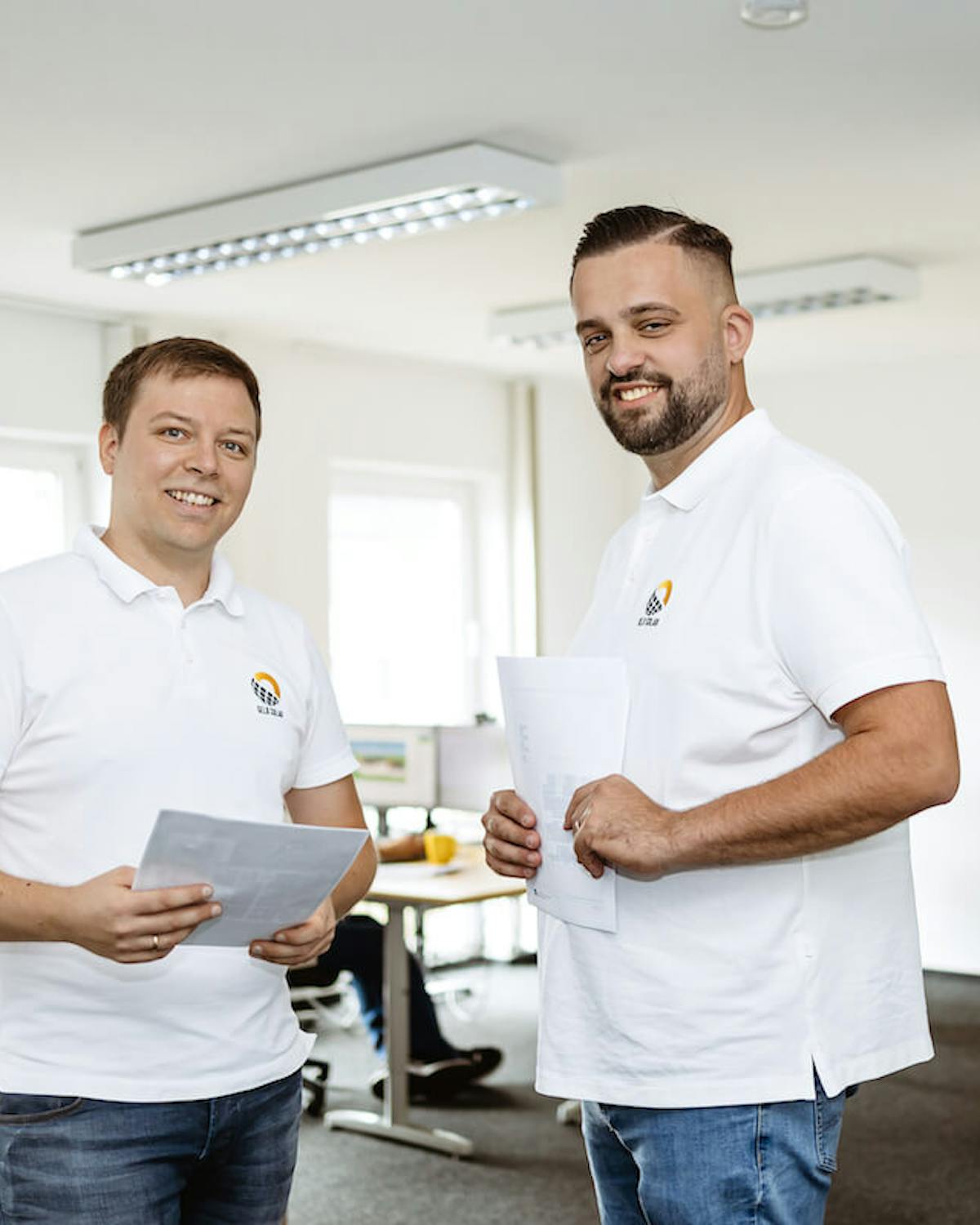 Gelb Solar Mitarbeiter