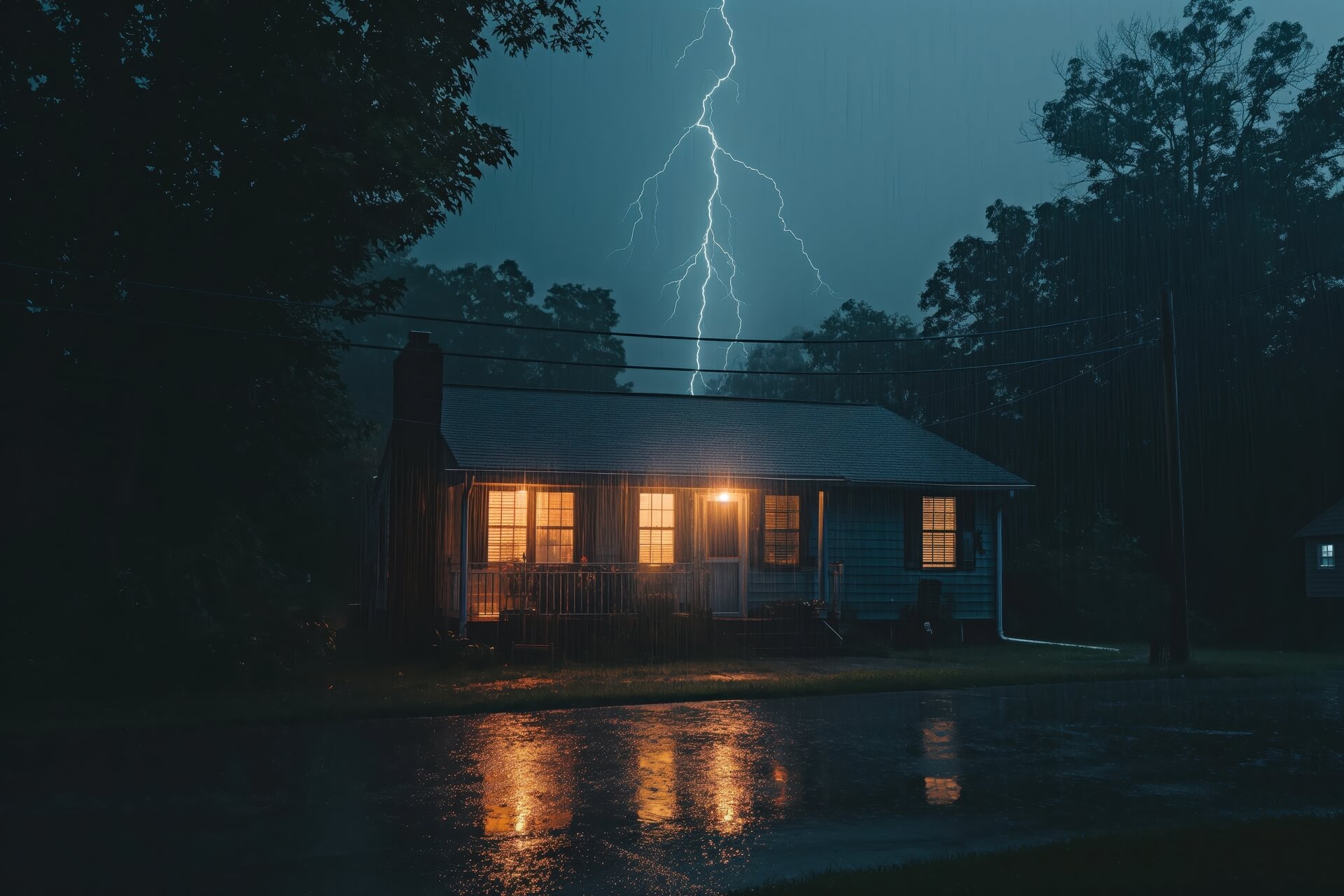 Blitzschutz und PV-Anlage bei Gewitter