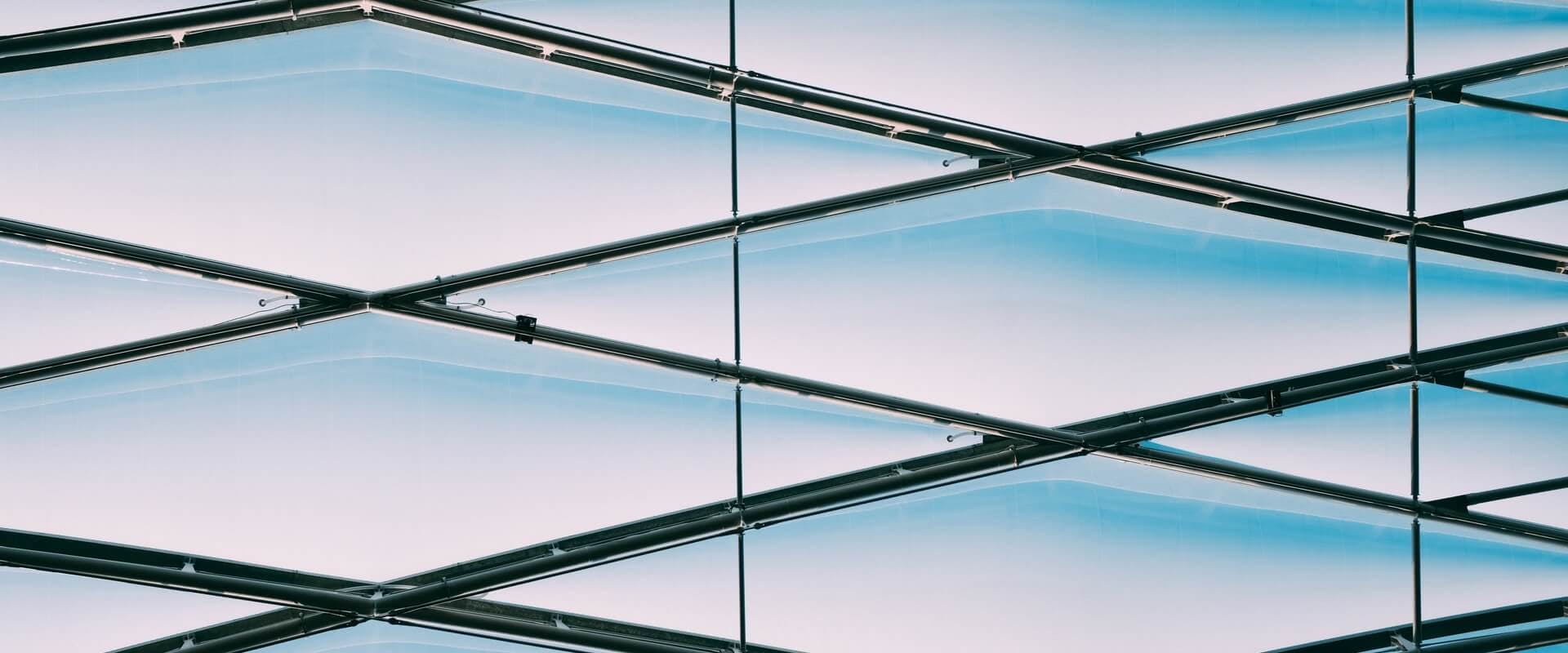 Glas-Glas-Modul aus der Nähe