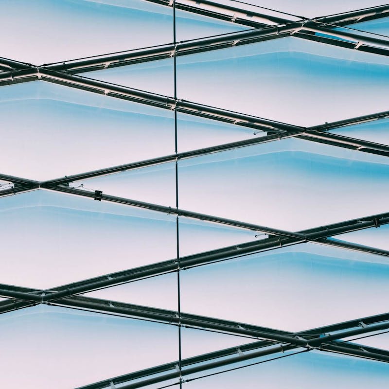 Glas-Glas-Modul aus der Nähe
