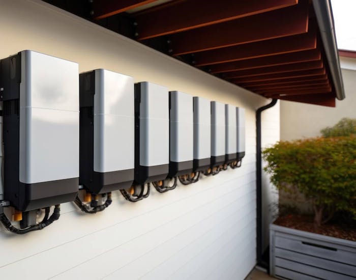 Stromspeicher an Hauswand Stromspeicher an Hauswand