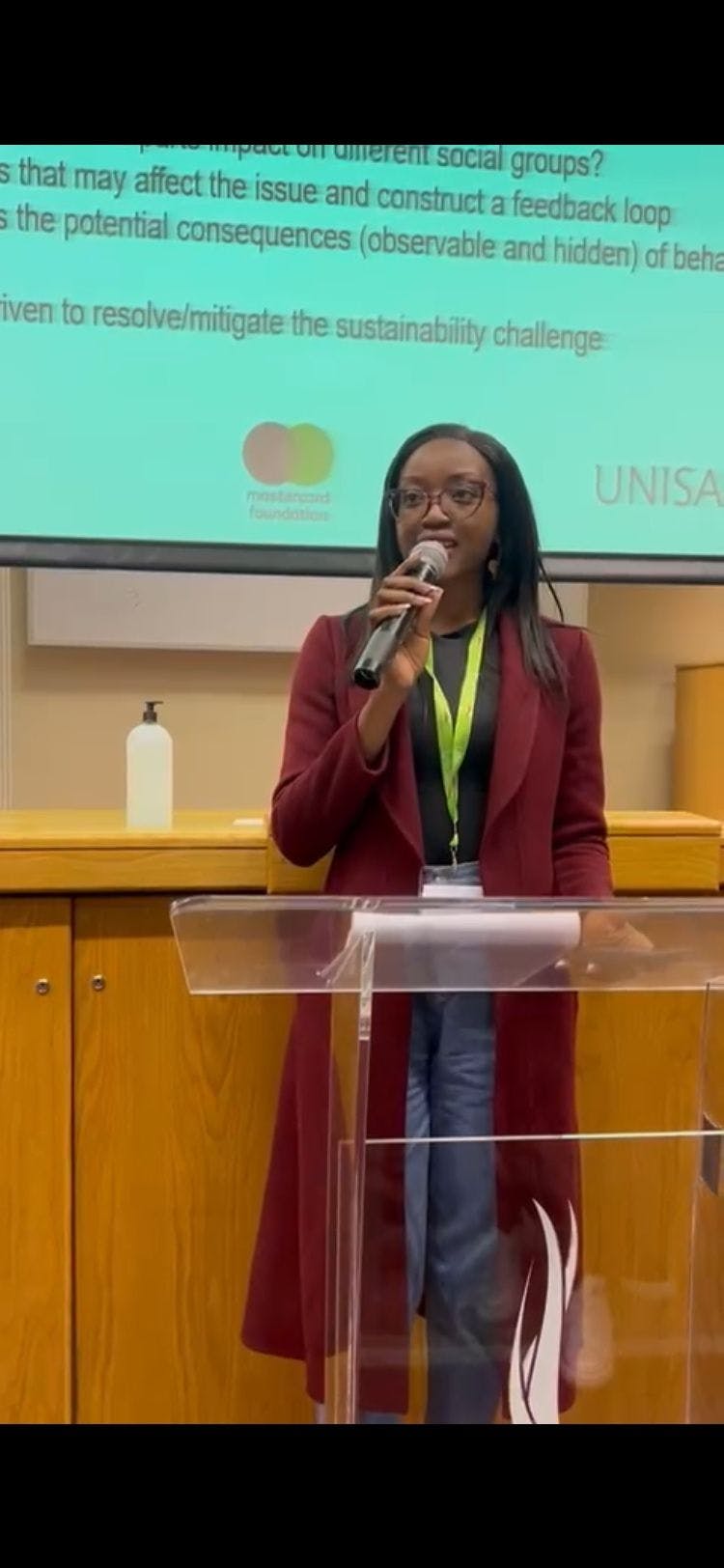 A speech at an anti-microbial resistance conference by GSA