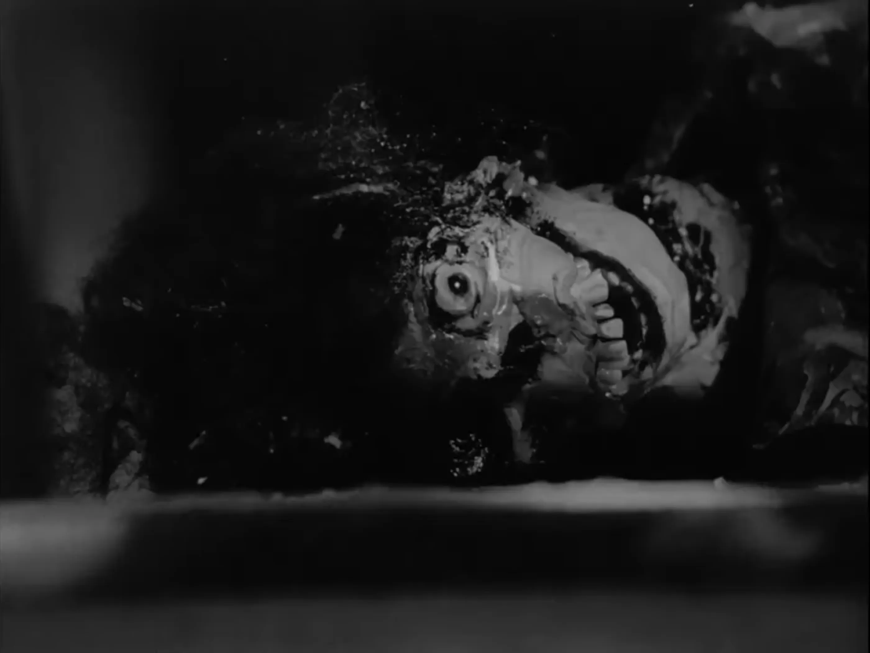 Frame from Night of the Living Dead (1968), directed and photographed by George A. Romero. Public domain, via Wikimedia Commons.