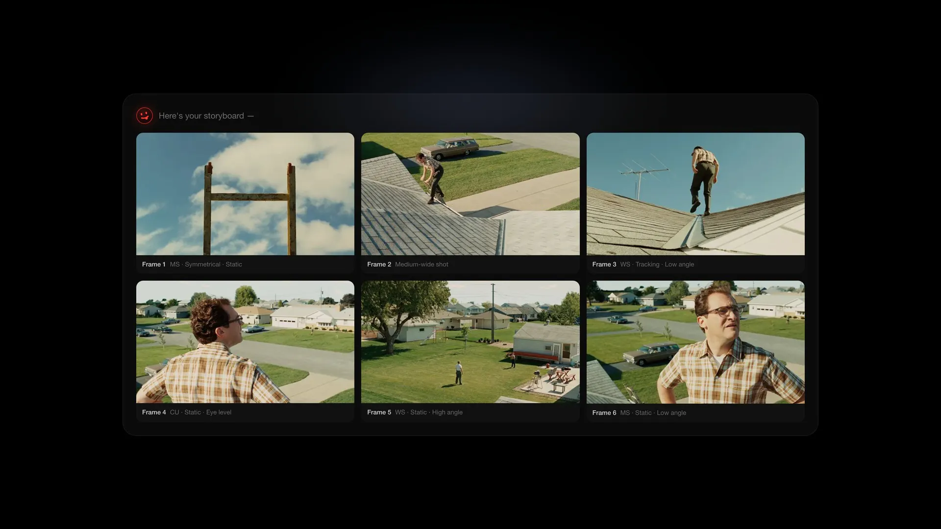 Storyboard created by Alien, AI agent