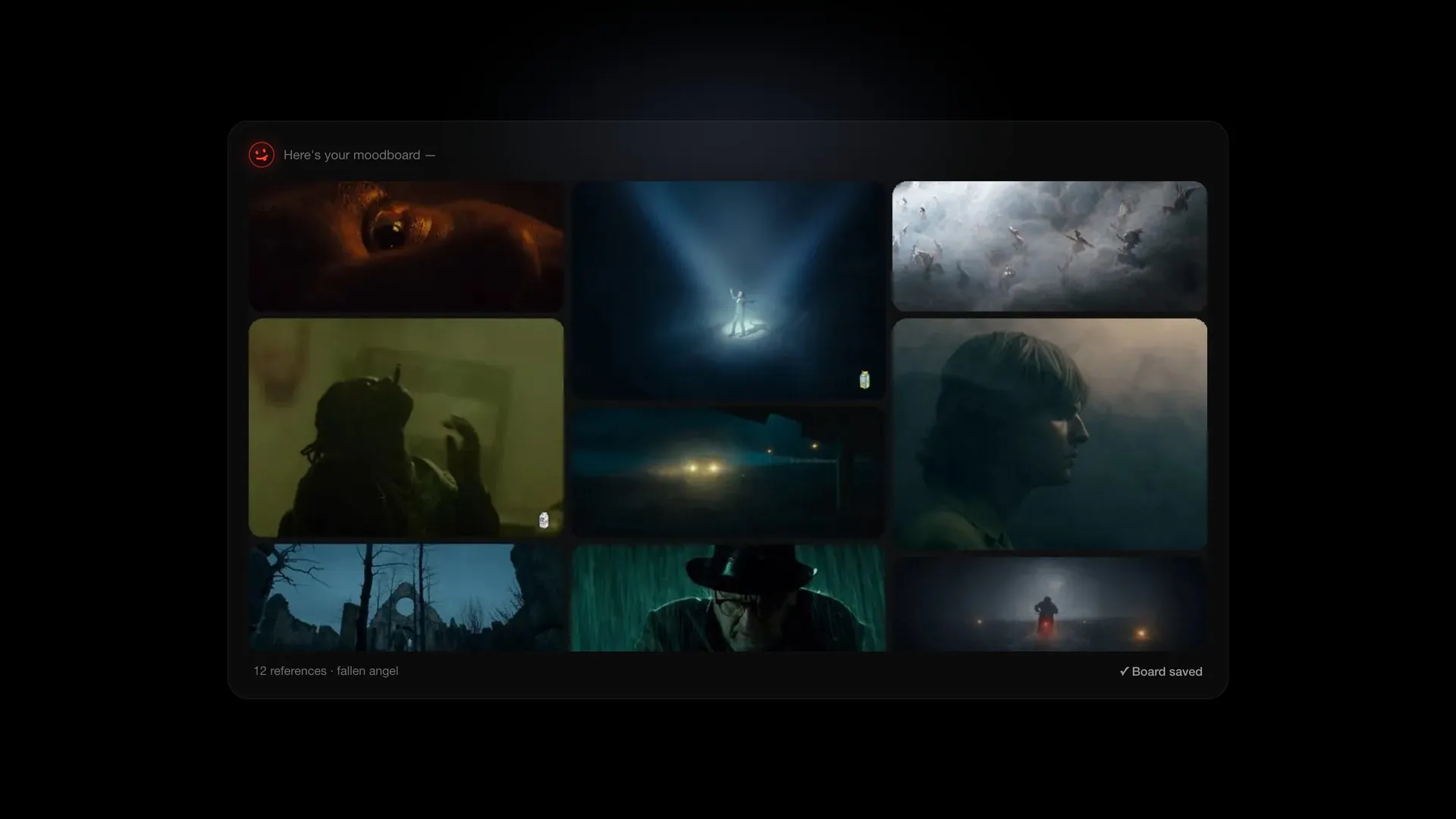 Moodboard created by Alien, AI agent