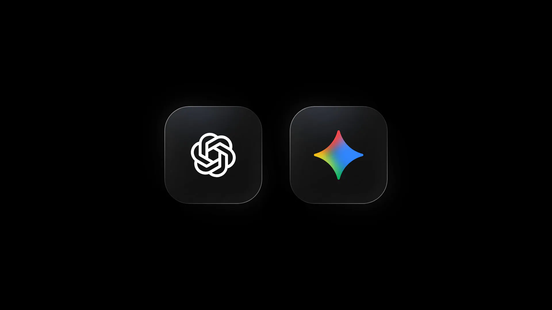 OpenAI and Gemini logos