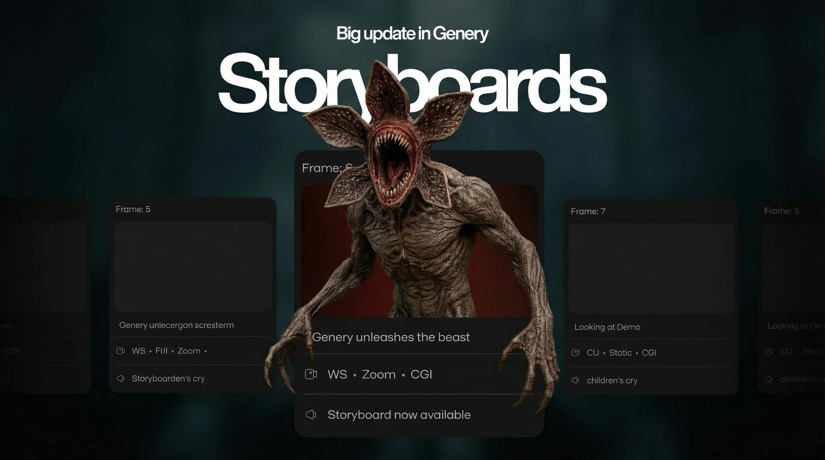 Create Cinematic Storyboards for Free in Genery