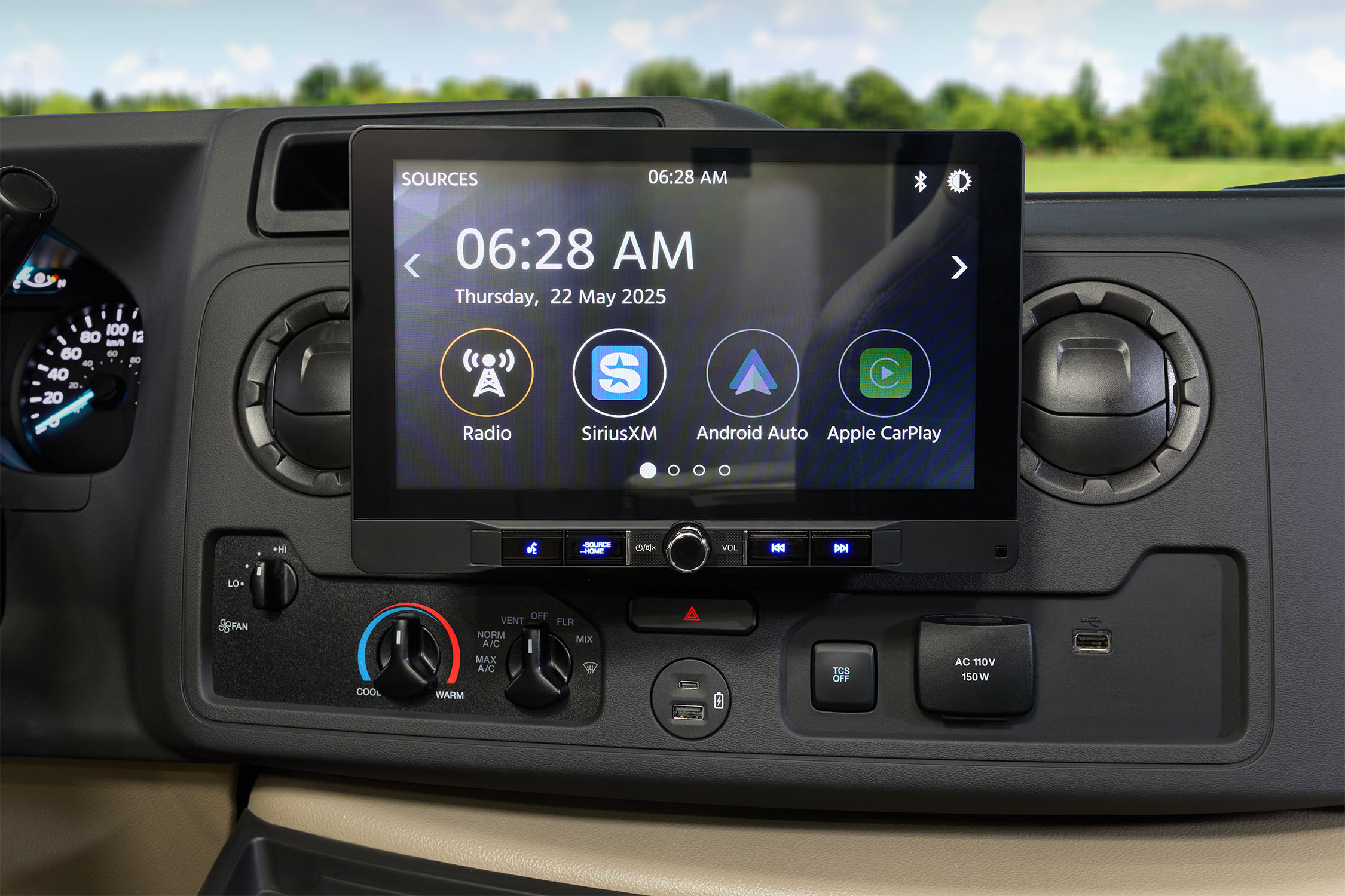 2026 Class C 10in Adjustable Dash Radio