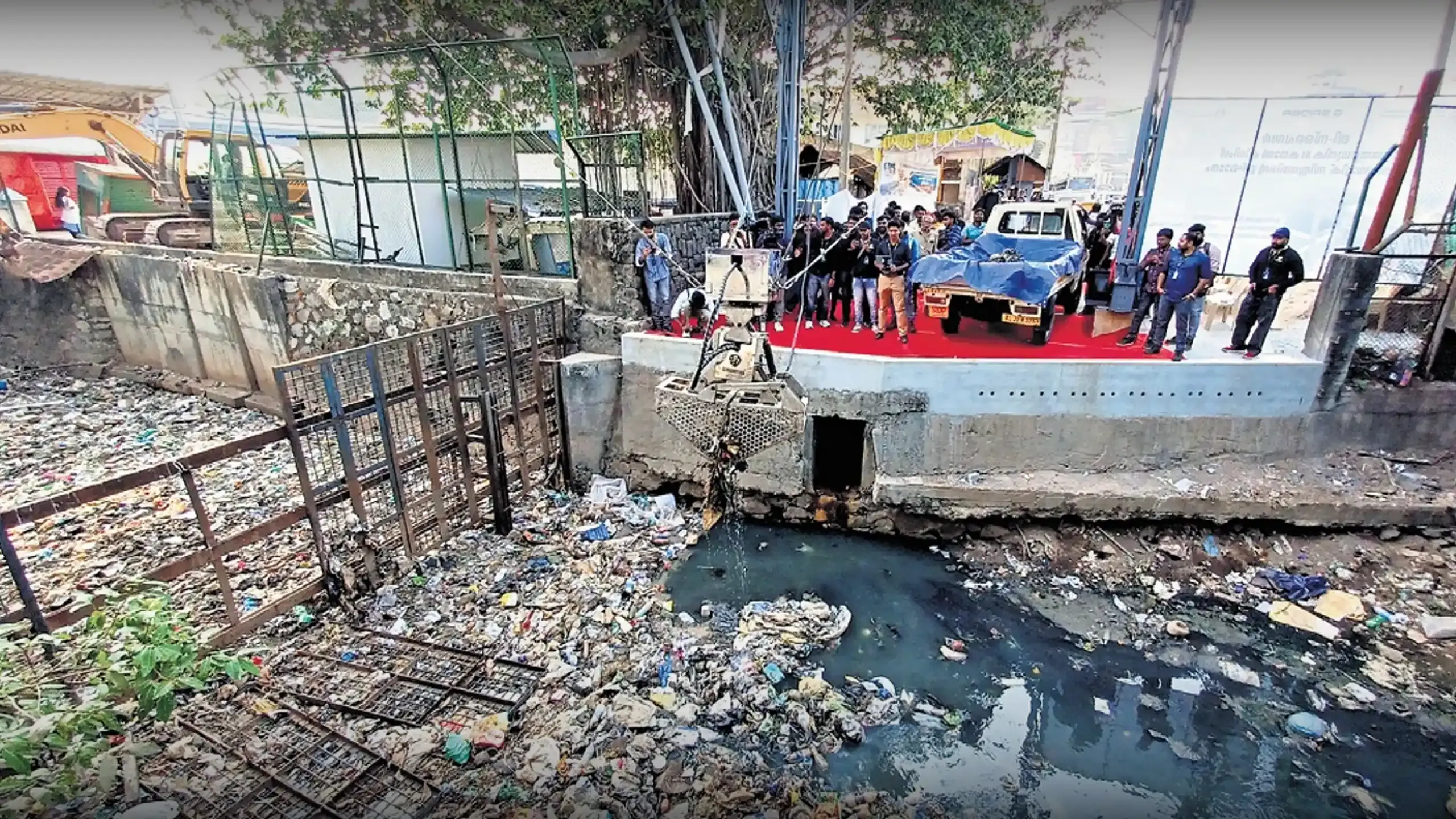 Corp’s AI-powered robotic system to clean up Amayizhanchan canal in Thiruvananthapuram