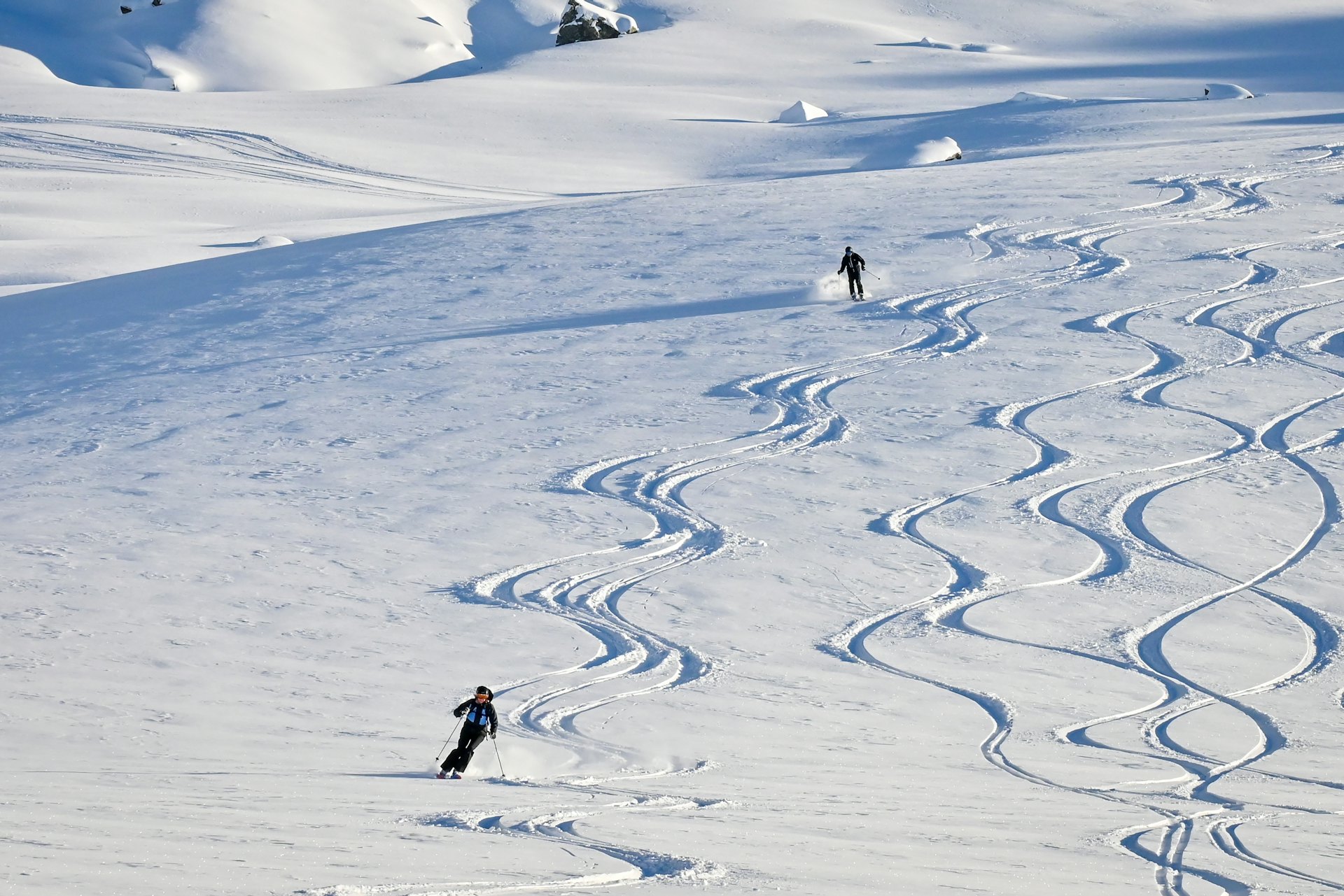 SKiing at Whistler Blackcomb in British Columbia, Canada.
