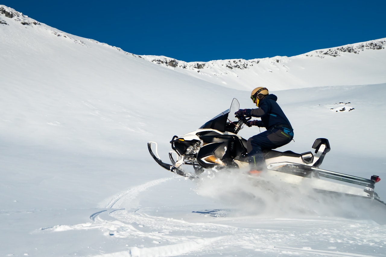 Snowmobiling