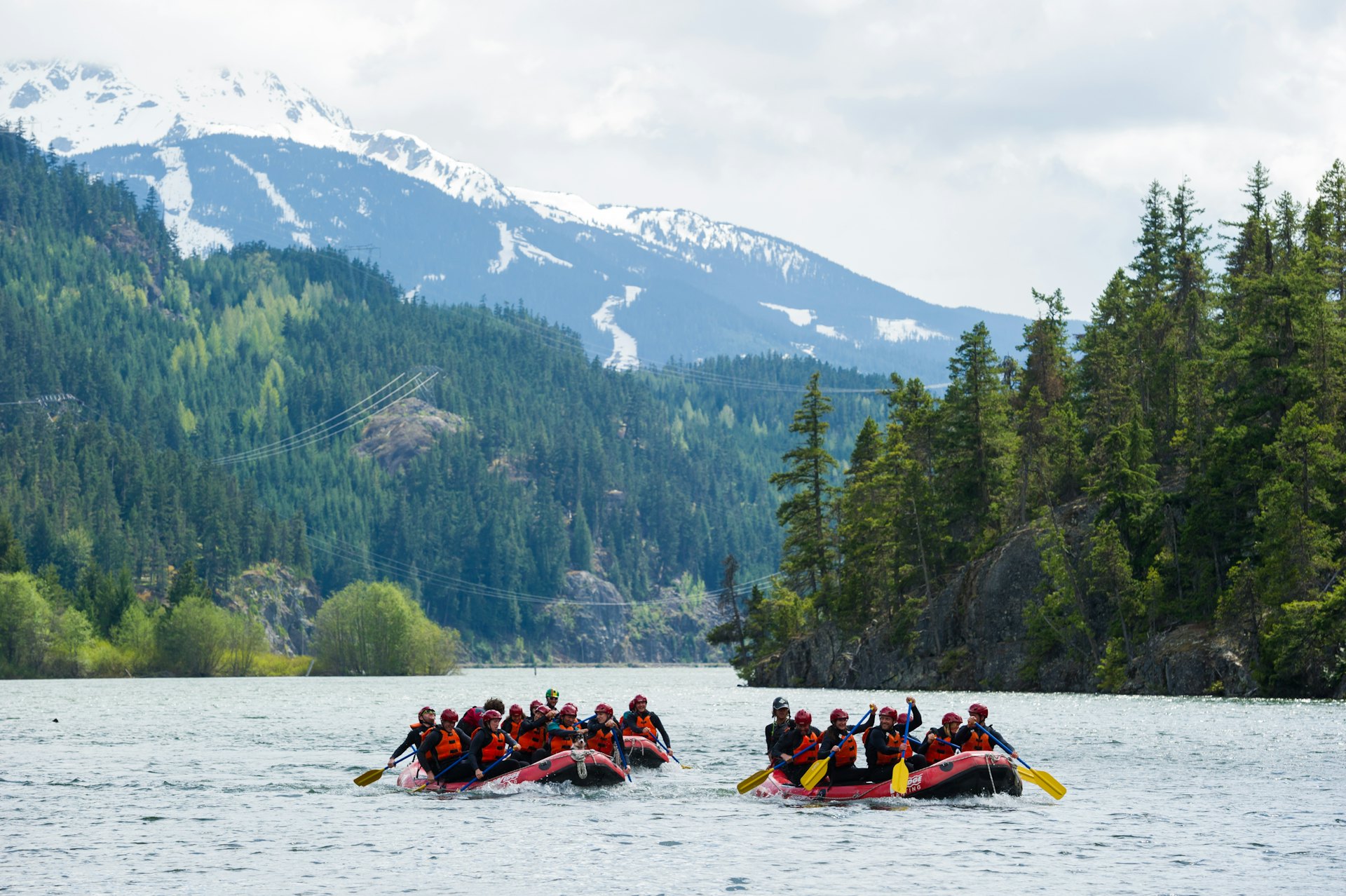 Rafting at Whistler