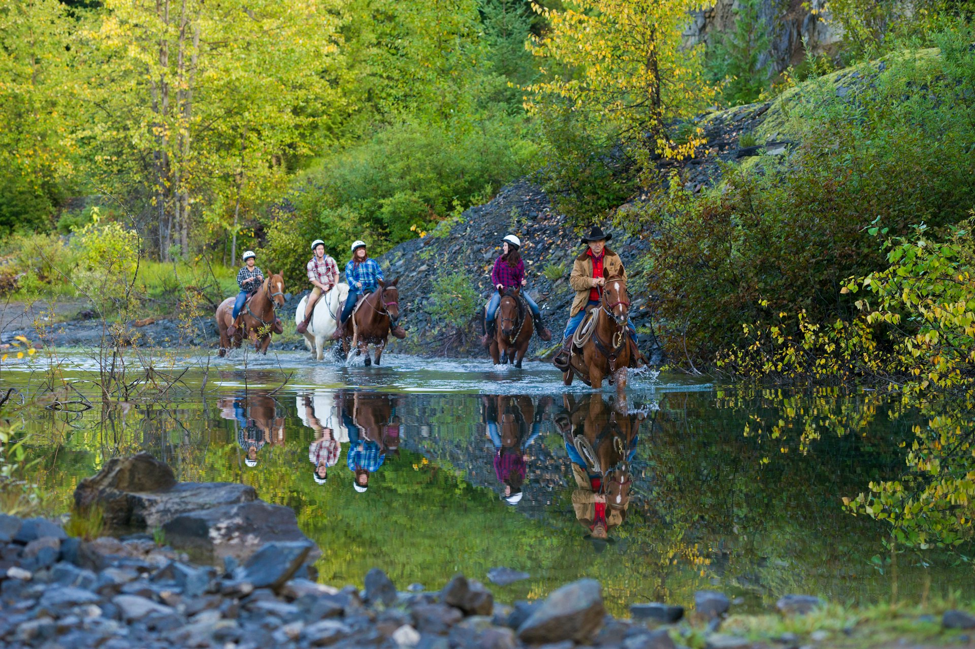 Horseback riding at Whistler