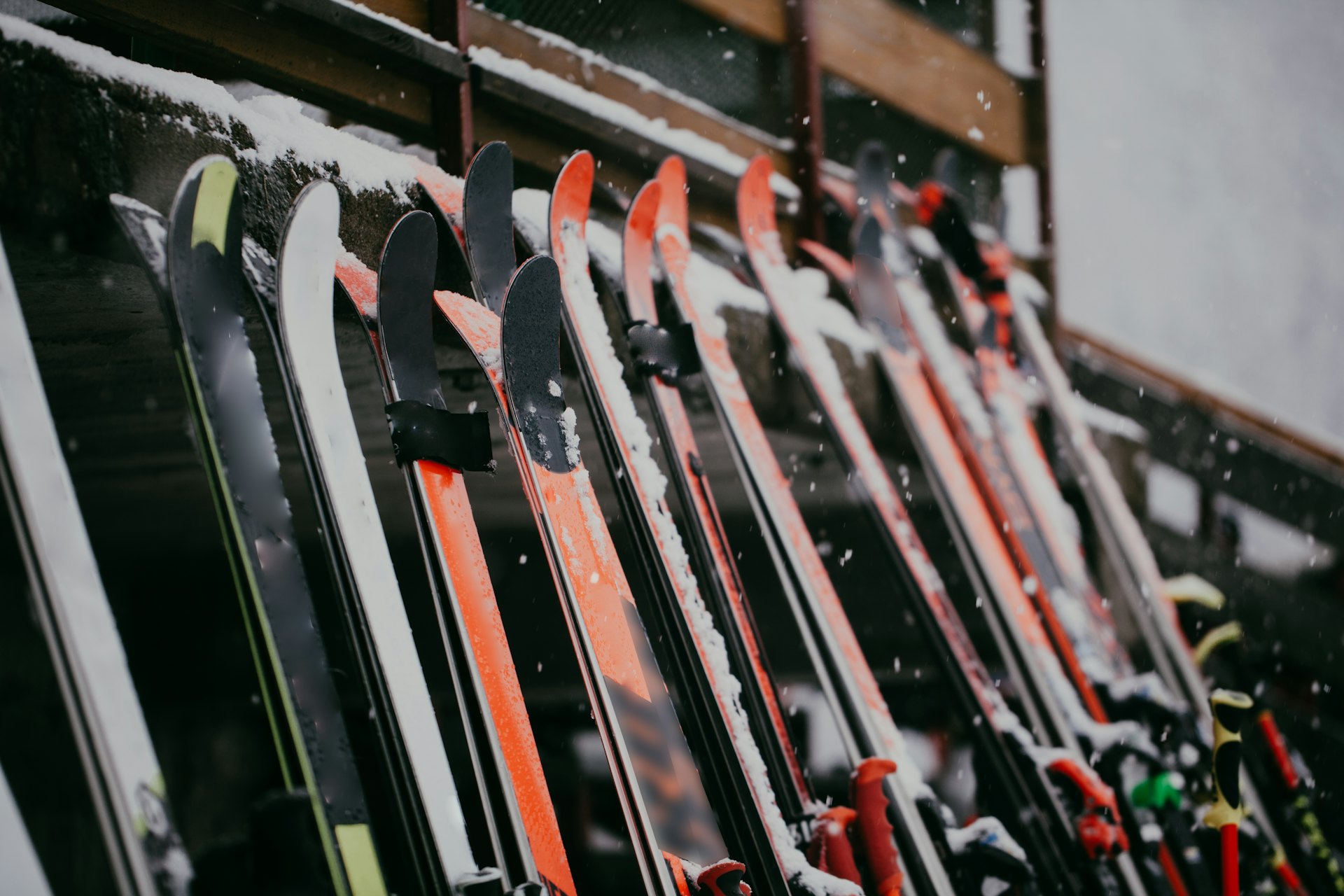 Ski gear in Vail ski rentals shop