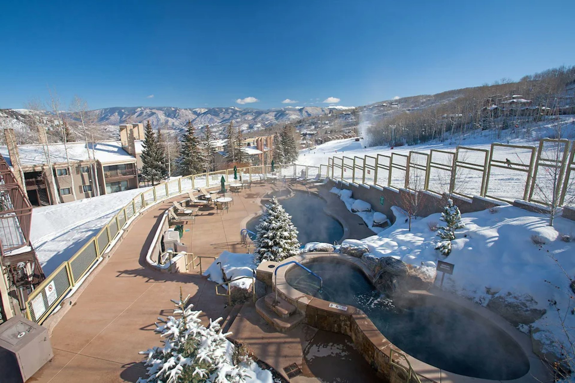 The Timberline Pool Winter